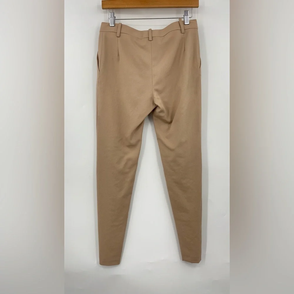 NWOT ALTUZARRA 34 US2 wool Buddy Skinny Trousers tan brown neutral